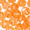 面珠- 10毫米珠-面珠- Lt橙色-塑料珠-丙烯酸面珠- 10毫米面珠