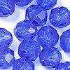 面珠- 10毫米珠-面珠- Dk蓝宝石-塑料珠-丙烯酸面珠- 10毫米面珠