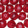面珠- 10毫米珠-面珠- Dk红宝石-塑料珠-丙烯酸面珠- 10毫米面珠