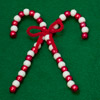 假日寓言和宝藏圣诞装饰品套件-糖果手杖-糖果手杖装饰品