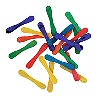 迷你彩色木勺子-各种颜色-木制勺子-木制勺子-木制勺子-彩色勺子