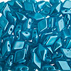 DiamonDuo珠子——钻石形状的珠子- Pastel Aqua - DiamonDuo - Two Hole Diamond Beads