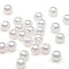 珍珠珠-白色-珍珠珠-圆形珠子-圆形珍珠-白色珍珠-松散的珍珠珠