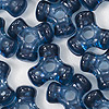三珠-国家蓝色-蓝色三珠-螺旋桨珠-塑料三珠