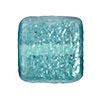 玻璃珠方块-糖蓝绿色-方珠-方玻璃珠