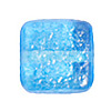 玻璃珠方块-糖水蓝色-方珠-方玻璃珠