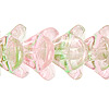 Glass Flower Beads - Glass Bell Flower Beads - Fuchsia - Czech Bell Flower Beads - Glass Bell Beads