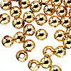 黄金珍珠-黄金圆珠-黄金珍珠珠- 3毫米圆珠