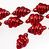 红色的Mardi Gras珠子- Mardi Gras扔珠子-派对珠子- Mardi Gras项链-专业的Mardi Gras珠子-游行珠子