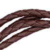 博洛领带绳-编织博洛绳-实心棕色-博洛领带绳-皮革绳-编织皮革绳-博洛领带用品