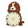 小狗钟面-独特的挂钟-新奇的钟面-时钟表盘面-独特的挂钟