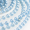 蓝色珍珠珠花环-串珠花环-珍珠花环