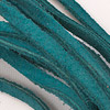 绒面革绳-绒面革蕾丝-绒面革绳-蓝绿色-波洛领带绳-平皮绳-绒面革项链绳