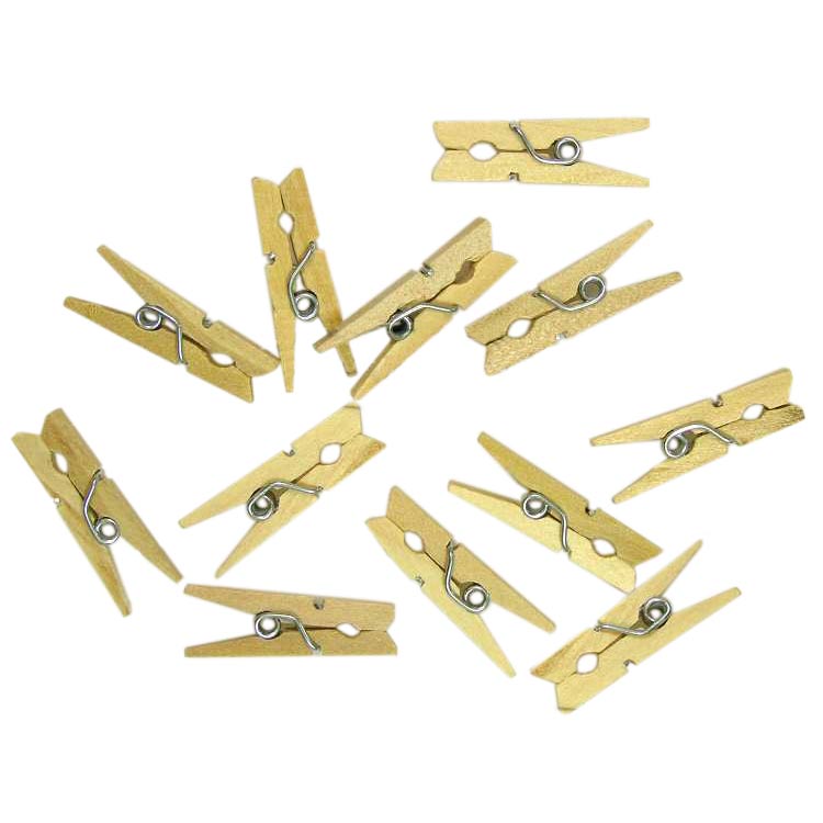 木Craft Supplies - Miniature Clothespins - Wooden Clothespins - Miniature Wooden Clothespins