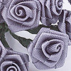 带状玫瑰丛-灰色-碎花