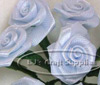 带状玫瑰丛-浅蓝色-碎花