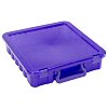 聚丙烯塑料组织者盒与处理-透明紫色-珠组织者-珠组织者