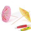 纸喝阳伞-热带颜色-纸伞
