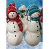 泡沫雪花-白色- durafam -圣诞装饰-圣诞装饰-雪花装饰