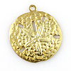 沙子美元的魅力——美元吊坠- Gold - Sand Dollar Jewelry - Sand Dollar Necklace Charm