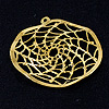 Dream Catcher Charms - GOLD - Jewelry Making Supplies - Pendant - Dreamcatcher Jewelry
