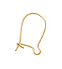 黄铜肾线耳环-金盘-珠宝发现