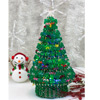 串珠安全别针圣诞树套件-绿树/金别针-串珠圣诞树套件-串珠圣诞树