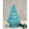 串珠安全别针圣诞树套件-绿松石树/金别针-串珠圣诞树套件-串珠圣诞树