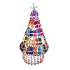 串珠安全别针圣诞树套件-自定义颜色-串珠圣诞树套件-串珠圣诞树
