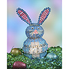 串珠复活节兔子套件-粉红兔子-串珠安全别针兔子