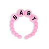 采购产品塑料婴儿手链-粉红色-微型粉红色婴儿手链-婴儿淋浴装饰