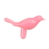 塑料挂钩的鸟-小鸟-粉红色-迷你鸟-人造鸟-小塑料鸟