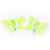 孤峰rfly for Crafts - Feather Butterflies - Pastel Mint - Decorative Butterflies - Artificial Butterflies - Butterflies for Crafts - Fake Butterfiles -
