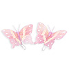 孤峰rfly for Crafts - Feather Butterflies - Pastel Pink - Decorative Butterflies - Artificial Butterflies - Butterflies for Crafts - Fake Butterflies -