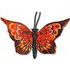 孤峰rfly for Crafts - Feather Butterflies - Orange - Decorative Butterflies - Artificial Butterflies - Butterflies for Crafts - Fake Butterfiles -