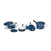 永恒的迷你®-锅和平底锅的盖子-蓝色-永恒的微型-锅和平底锅-娃娃屋微型-厨房微型