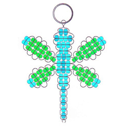 串珠蜻蜓钥匙链