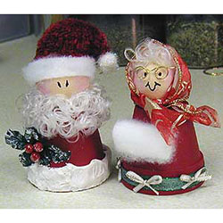 陶罐圣诞老人和圣诞夫人工艺说明开云体育下载网址