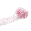 金属丝花环网-粉红色-网丝带