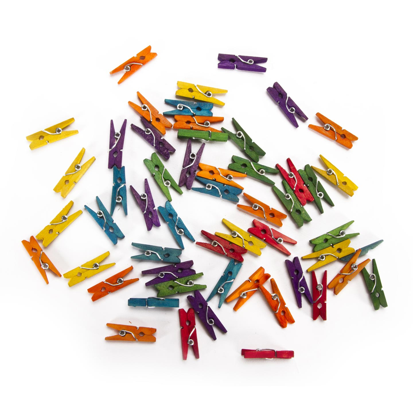 Colored Mini Clothespins - Colored Wooden Clothespins - Mini Wood Clothespins - Mini Clothespins for Crafts