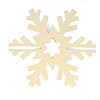 3D雪花木装饰品-未完成-圣诞装饰品