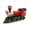 木制火车模型套件-内战蒸汽机-未完成-木玩具-木模型火车-木套件-木制模型火车套件